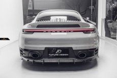 画像14: ポルシェ 911 992 Carrera 用 リア ディフューザー 本物Drycarbon ドライカーボン  (14)