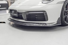 画像10: ポルシェ 911 992 Carrera フロント リップ スポイラー 本物Drycarbon ドライカーボン  (10)