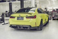 画像4: BMW 3シリーズ G80 M3 サイド スカート 本物DryCarbon ドライカーボン (4)