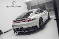 画像11: ポルシェ 911 992 Carrera サイド スカート 本物Drycarbon ドライカーボン  (11)