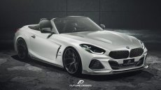 画像1: BMW Zシリーズ Z4 G29 サイドステップ スカート 本物DryCarbon ドライカーボン (1)