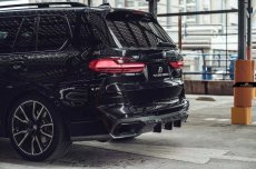 画像2: BMW Xシリーズ X7 G07 Mスポーツ リア ディフューザー 本物DryCarbon ドライカーボン (2)