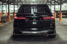 画像1: BMW Xシリーズ X7 G07 Mスポーツ リア ディフューザー 本物DryCarbon ドライカーボン (1)