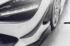 画像1: McLaren マクラーレン 720S フロント用カナード スポイラー 本物Drycabon ドライカーボン (1)