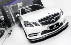 画像2: BENZ メルセデスベンツ Eクラス W212 AMGフロントバンパー用リップスポイラー 本物Carbon カーボン  (2)