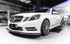 画像6: BENZ メルセデスベンツ Eクラス W212 AMGフロントバンパー用リップスポイラー 本物Carbon カーボン  (6)