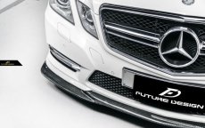 画像4: BENZ メルセデスベンツ Eクラス W212 AMGフロントバンパー用リップスポイラー 本物Carbon カーボン  (4)