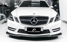 画像1: BENZ メルセデスベンツ Eクラス W212 AMGフロントバンパー用リップスポイラー 本物Carbon カーボン  (1)