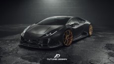 画像22: Lamborghini ランボルギーニ Huracan ウラカン EVO フロント リップスポイラー 本物DryCarbon ドライカーボン (22)