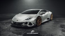 画像14: Lamborghini ランボルギーニ Huracan ウラカン EVO フロント リップスポイラー 本物DryCarbon ドライカーボン (14)