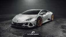 画像21: Lamborghini ランボルギーニ Huracan ウラカン EVO フロント リップスポイラー 本物DryCarbon ドライカーボン (21)