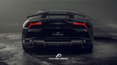 画像9: Lamborghini ランボルギーニ Huracan ウラカン EVO ディフューザー用 ビックフィン 本物DryCarbon ドライカーボン (9)