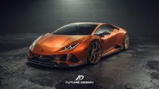 画像15: Lamborghini ランボルギーニ Huracan ウラカン EVO サイドスカート 本物DryCarbon ドライカーボン (15)