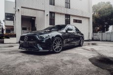 画像9: BENZ メルセデス・ベンツ E-Class W213 S213 後期車 AMGフロントバンパー用リップスポイラー 本物DryCarbon ドライカーボン (9)