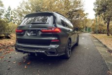 画像9: BMW Xシリーズ X7 G07 Mスポーツ リア ディフューザー 本物DryCarbon ドライカーボン (9)