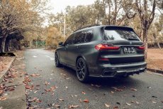 画像11: BMW Xシリーズ X7 G07 Mスポーツ リア ディフューザー 本物DryCarbon ドライカーボン (11)