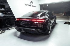 画像7: Porsche ポルシェ Taycan タイカン サイドスカート 本物Drycarbon ドライカーボン (7)