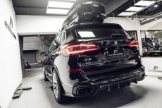 画像2: BMW Xシリーズ X5 G05 Mスポーツ リア ディフューザー 本物DryCarbon ドライカーボン (2)