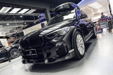画像15: BMW Xシリーズ X5 G05 Mスポーツ フロントバンパー用リップスポイラー 本物DryCarbon ドライカーボン (15)