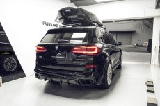 画像3: BMW Xシリーズ X5 G05 Mスポーツ リア ディフューザー 本物DryCarbon ドライカーボン (3)