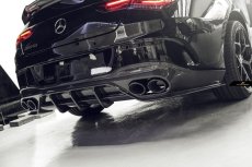 画像5: BENZ メルセデス・ベンツ CLA-Class W118 X118 CLS45専用 リアディフューザー スポイラー 本物DryCarbon ドライカーボン  (5)