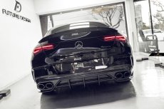 画像7: BENZ メルセデス・ベンツ CLA-Class W118 X118 CLS45専用 リアディフューザー スポイラー 本物DryCarbon ドライカーボン  (7)