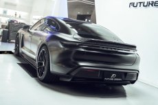 画像7: Porsche ポルシェ Taycan タイカン リア スポイラー 本物Drycarbon ドライカーボン フォージド (7)