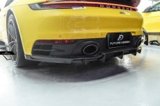 画像15: ポルシェ 911 992 Carrera 用 リア ディフューザー 本物Drycarbon ドライカーボン  (15)