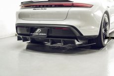 画像4: Porsche ポルシェ Taycan タイカン リア ディフューザー 本物Drycarbon ドライカーボン (4)