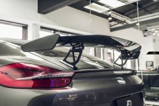 画像11: ポルシェ 981 CAYMAN BOXSTER 改造用 GT4スタイル フルエアロ フロントバンパー DRL リアディフューザー サイドインテーク (11)