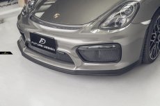 画像4: ポルシェ 981 CAYMAN BOXSTER 改造用 GT4スタイル フルエアロ フロントバンパー DRL リアディフューザー サイドインテーク (4)