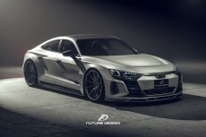 画像7: AUDI RS E-tron GT サイドスカート 本物DryCarbon ドライカーボン (7)