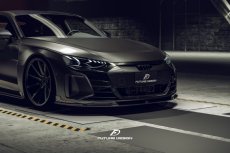 画像11: AUDI RS E-tron GT フロント リップスポイラー 本物DryCarbon ドライカーボン (11)