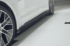 画像1: Porsche ポルシェ Taycan タイカン サイドスカート 本物Drycarbon ドライカーボン (1)