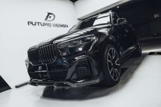 画像19: BMW Xシリーズ X7 G07 前期用 Mスポーツ フロントバンパー用リップスポイラー 本物DryCarbon ドライカーボン (19)