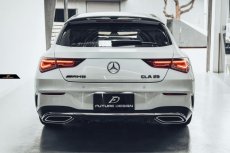 画像16: BENZ メルセデス・ベンツ CLA-Class X118 シューティングブレイク ルーフ リア スポイラー 本物Drycabon ドライカーボン  180 200d 250 35 45s (16)