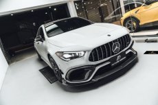 画像6: BENZ メルセデス・ベンツ CLA-Class W118 X118 CLA45 フロントバンパー用リップスポイラー 本物DryCarbon ドライカーボン (6)