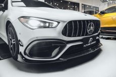 画像5: BENZ メルセデス・ベンツ CLA-Class W118 X118 CLA45 フロントバンパー用リップスポイラー 本物DryCarbon ドライカーボン (5)