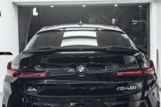 画像2: BMW X4 G02 トランク用リアスポイラー 本物DryCarbon ドライカーボン (2)