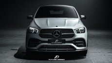 画像9: BENZ メルセデス・ベンツ GLE-Class C167 AMGフロントバンパー用リップスポイラー 本物DryCarbon ドライカーボン (9)