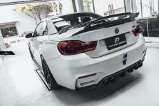 画像4: BMW 4シリーズ F83 カブリオレ M4 トランク用  リアウィング 本物DryCarbon ドライカーボン (4)