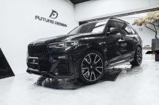 画像6: BMW Xシリーズ X7 G07 Mスポーツ サイドスカート 本物DryCarbon ドライカーボン (6)