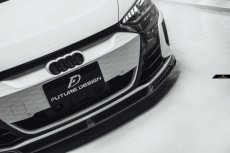画像2: AUDI RS E-tron GT フロント リップスポイラー 本物DryCarbon ドライカーボン (2)