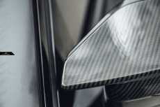 画像2: BMW 3シリーズ G80 M3 セダン 専用 ドアミラー カバー Carbon カーボン (2)