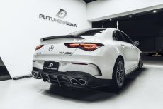 画像3: BENZ メルセデス・ベンツ CLA-Class W118 X118 CLS45専用 リアディフューザー スポイラー 本物DryCarbon ドライカーボン  (3)