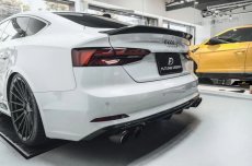 画像7: AUDI A5 B9 SportBack スポーツバック リアスポイラー 本物DryCarbon ドライカーボン (7)