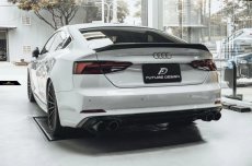 画像3: AUDI A5 B9 SportBack スポーツバック リアスポイラー 本物DryCarbon ドライカーボン (3)