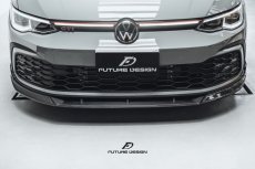 画像5: VW フォルクスワーゲン GOLF ゴルフ 8 GTI Mk8 フロント リップスポイラー 本物Drycarbon ドライカーボン (5)