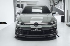 画像12: VW フォルクスワーゲン GOLF ゴルフ 8 GTI Mk8 フロント リップスポイラー 本物Drycarbon ドライカーボン (12)