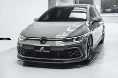 画像2: VW フォルクスワーゲン GOLF ゴルフ 8 GTI Mk8 フロント リップスポイラー 本物Drycarbon ドライカーボン (2)